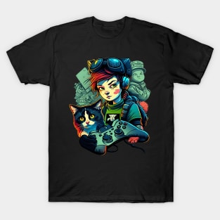 Kawaii game girl T-Shirt